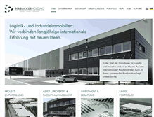 Tablet Screenshot of habackerholding.com